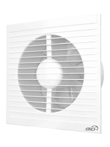 Вентилятор вытяжной осевой 150мм сетка бел. ERA E 150 S фото 2