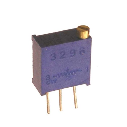 Подстроечный резистор RUICHI 3296W 20K, 25 оборотов | код 63795 | Ruichi