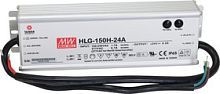 Источник питания AC-DC, 150Вт, IP65, вход 90…305В AC, 47…63Гц/127…431В DC, ККМ, выход 24В/6.3А, рег. выхода 22…27В/3.8…6.3A, изоляция 3750В AC, в кожухе 228х68х39мм, -40…+70С | код HLG-150H-24A | MeanWell