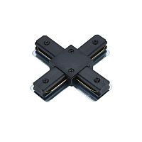 Коннектор X-образный XRB-BL для шинопровода RB черн. IN HOME 4690612060668