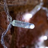 Гирлянда Светодиодный Дождь 2х1,5 м, эффект мерцания, прозрачный провод, 230 В, диоды белые | код 235-315-6 | Neon-Night