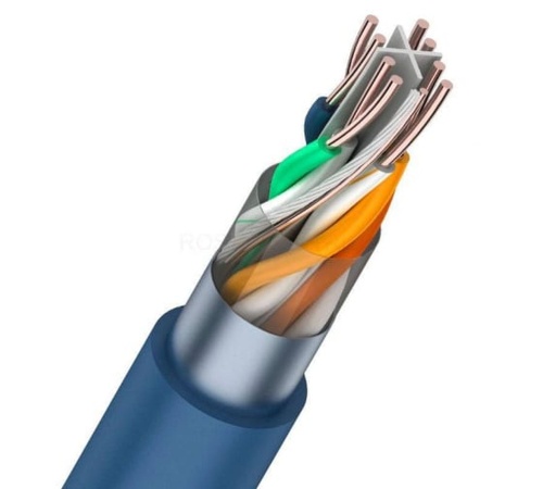Кабель витая пара FTP 4PR 23AWG CAT6 нг(А)-HF (бухта 305 м) (01-0151) | Rexant