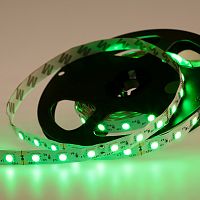 LED лента открытая, 10 мм, IP23, SMD 5050, 60 LED/m, 12 V, цвет свечения зеленый | код 141-464 | LAMPER