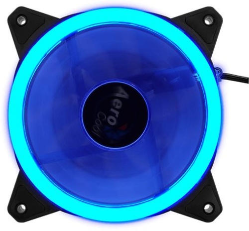 Вентилятор для корпуса Aerocool Rev LED 120х120 черный 3-pin 15дБ (REV BLUE 120) Ret | код 1170430 | AEROCOOL