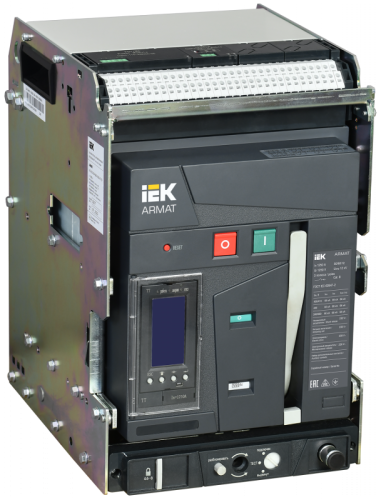 ARMAT Возд. авт. выкл. выдв. 3P A 66кА 1250А TT с акс. IEK | код AR-ACB-3VA-066-1250A-TTCF | IEK