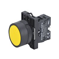 Кнопка управления NP2-EA52 без подсветки желтая 1НЗ, IP40 (R) | код 575555 | CHINT