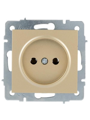 VESNA Розетка б/з ПБТ золото | код 742-3688-121B | LEZARD фото 2