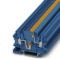 Измерительная клемма с ползунковым размыкателем UTME 4-P/P BU | код 3047454 | PHOENIX CONTACT