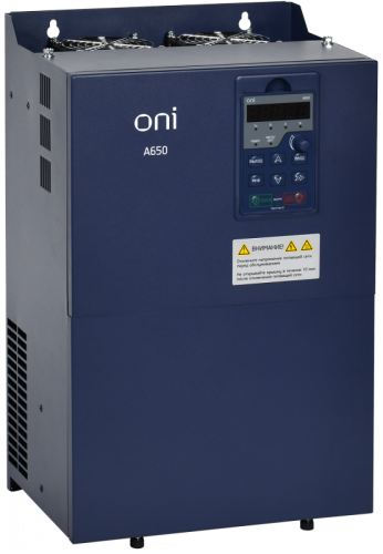 Преобразователь частоты A650 380В 3Ф 75кВт 150А тор. M ONI | код A650-33E75TM | ONI