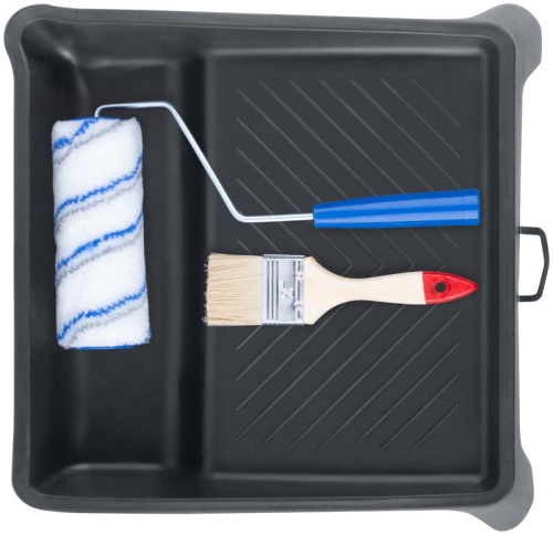 "Набор малярный ""Универсальный № 2"" (ванночка 270х270 мм + валик полиакрил 150 мм + кисть 50 мм)" | код 03051М | FIT