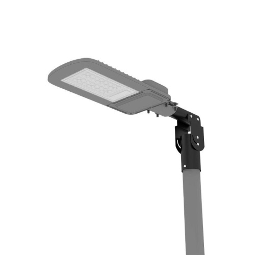 Кронштейн 200х205х100мм на трубу до d58мм/консоль d48мм для уличных светильников черн. GAUSS 903215106 фото 4