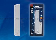 Светильник-ночник портативный с датчиком движения, DTL-352 Вега/Grey/5LED+SENSOR/3AAA питание от 3-х батареек AAA (в комплект не входят).Цвет-серый.Блистерная . | код 07503 | UNIEL