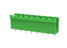 MC-PA5.0V07-G Разъём штекерный MC, прям. конт.,шаг 5.0мм,откр.,7 конт., зел., шт | код MC-PA5.0V07-G | SUPU
