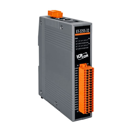 ET-2255-32 Ethernet I/O Module with 16-ch DI and 16-ch Sink-type DO | код 00-06158557 | ICP DAS