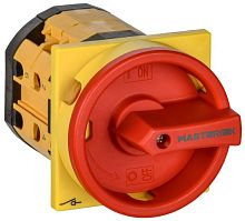 Переключатель кулачковый закрытая рукоятка аварийная 25А схема 10 | код MI-CS12-025-010 | IEK