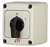 Переключатель CS 25 10 PN (3p_0-1корп./IP65_с/ч_25A) | код 004773165 | ETI