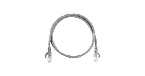 Коммутационный шнур NIKOMAX Essential Line U/UTP 4 пары, Кат.5е (Класс D), 100МГц, 2хRJ45/8P8C, T568B, заливной, с защитой защелки, многожильный, BC (чистая медь), 25AWG (7x0,175мм), LSZH нг(А)-HFLTx, серый, 5м | код NMC-PC4UD55B-ES-050-C-GY (0) Бре