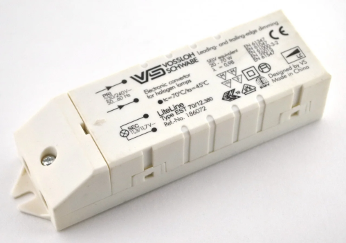 Трансформатор электронный EST 70w 12V VS (EST 70/12.380 186072.82) | код 186072,82 | VOSSLOH SCHWABE