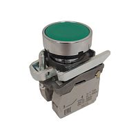 Кнопка КМЕ4110мС-зеленый-1но+0нз-цилиндр-IP40-КЭАЗ | код 354437 | КЭАЗ