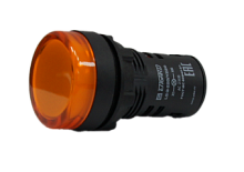 Лампа сигнальная компактная ф22 LED 230В желтая IP44 | код LS-3-22D/Y220 | Engard