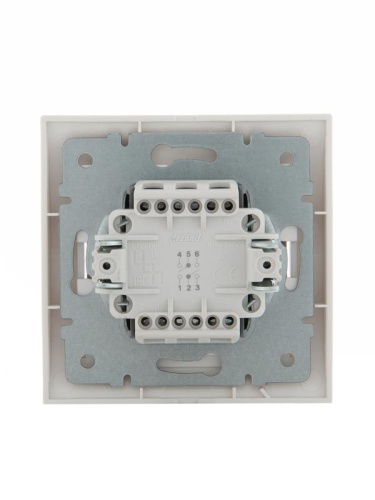 DERIY Выключатель проходной х2 ПБТ белый | код 702-0202-106 | Lezard фото 3