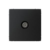 Розетка телевизионная оконечная TV ArtGallery 1дБ механизм карбон | код GAL001091 | Systeme Electric