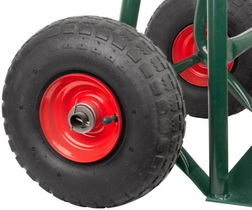 Тележка складская двухколесная грузоподъемность 130кг платформа 400х250мм FIT 65473 фото 4