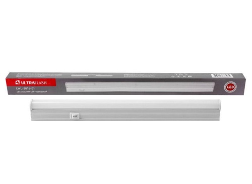 Светильник светодиодный LWL-2016-01 5Вт 6000К 220В с выкл. на корпусе с сетевым проводом пластик. бел. Ultraflash 13944 фото 3 Светильник светодиодный LWL-2016-01 5Вт 6000К 220В с выкл. на корпусе с сетевым проводом пластик. бел. Ultraflash 13944 фото 3