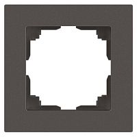 Рамка 1-м СП Accent 6-501-09 титан Intro Б0063769