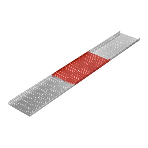 Лоток листовой перфорированный 500х50 L2000 1.2мм "Быстрый монтаж ПЛЮС" LPplus50-500-1.2-2000 КМ PL2826 фото 3