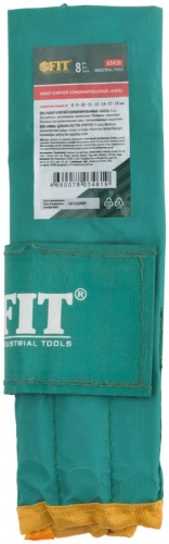 Ключ комбинированные в нейлоновом чехле "Хард" набор 8шт (8-19мм) FIT 63420 фото 2