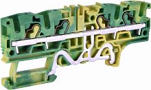Клемма пружинная заземляющая ESH-EFCE.4/2+2 (4 мм2, желто-зел., 2вх.+2вых., push-in) | код 003903278 | ETI