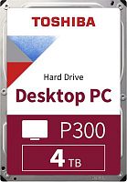 Жесткий диск Toshiba SATA-III 4TB HDWD240UZSVA Desktop P300 (5400rpm) 128Mb 3.5 | код 1794901 | TOSHIBA