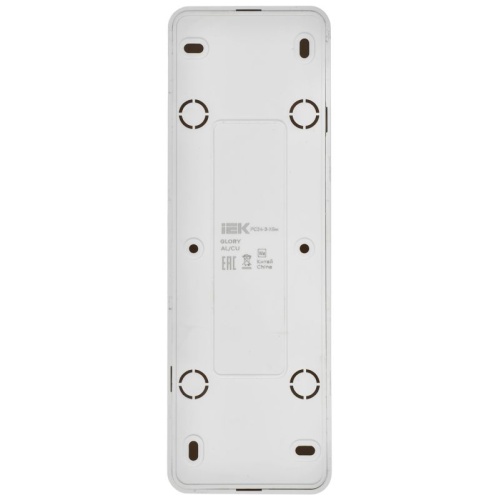 GLORY Розетка 4-местная для открытой установки с заземлением без защитных шторок 16А РС24-3-ХБм белый матовый IEK | код ERH41-K01M-16 | IEK фото 5