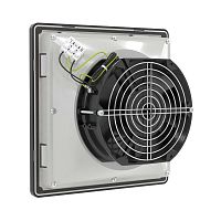 Вентилятор с фильтром RV 140 м3/ч, 24 В DC, 205x205 мм, IP54, RAL9005 | код R5RV13024B | DKC