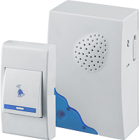 Звонок беспроводной 61 267 NDB-A-DC01-1V1-WH | Код. 61267 | Navigator
