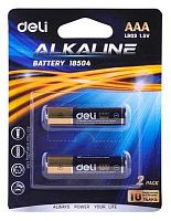 Батарея Deli E18504 AAA (2шт) блистер | код 1476011 | DELI