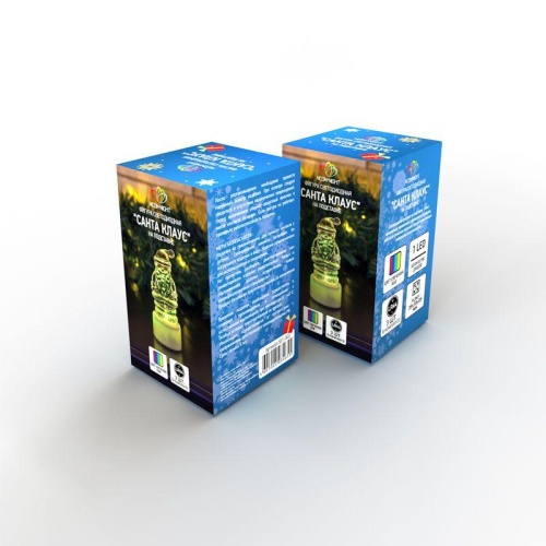 Фигура светодиодная "Санта Клаус" на подставке RGB | код 501-040 | Neon-Night фото 7