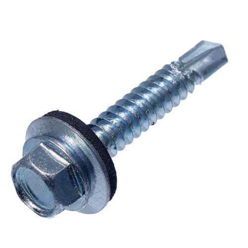 Саморез кровельный 5.5х51 цинк (уп.180шт) ведро СТРОЙМЕТИЗ 2070266 Саморез кровельный 5.5х51 цинк (уп.180шт) ведро СТРОЙМЕТИЗ 2070266