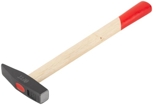 Молоток кованый, деревянная ручка 200 гр | код 44202 | FIT фото 2