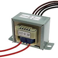 Трансформатор 50гц RUICHI EI57*30 220v to 2x12v 20W, крепление на 2 винта | код 97739 | Ruichi