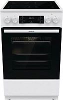 Плита Электрическая Gorenje GECS5C70WA белый/черный стеклокерамика (без крышки) | код 1829604 | GORENJE