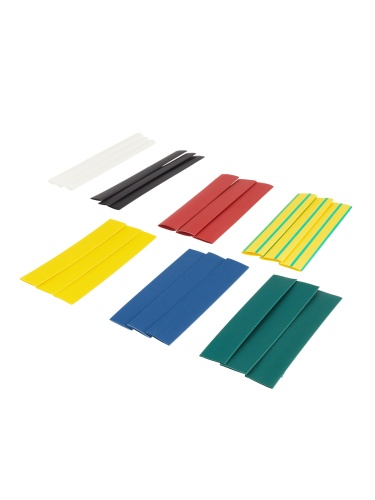 Набор трубок термоусадочных нг-LS 12/6 100мм 7 цветов по 3шт | код. UDR10-012-006-021-S | IEK фото 3