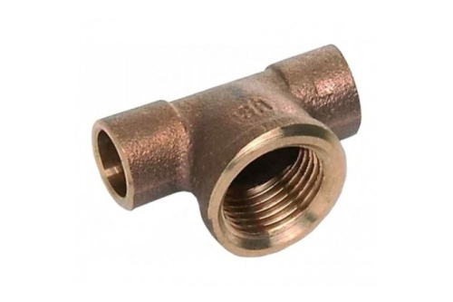 Тройник бронза пайка 22 х 3/4'x22 ВР, модель 4130g (141302234) | код RG008TBBGOO9EU | Sanha