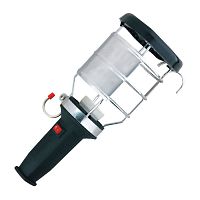 Светильник переносной с ручкой из каучука с выкл. 2Р+РЕ 1х16А 220-240V (20шт) | код 106-0400-0106/106 | Lezard