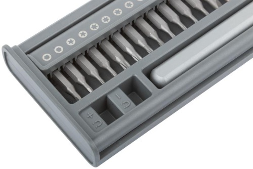 Отвертка с битами для точных работ, 24 CrV бит, пластиковый бокс | код 56194 | FIT фото 6 Отвертка с битами для точных работ, 24 CrV бит, пластиковый бокс | код 56194 | FIT фото 6