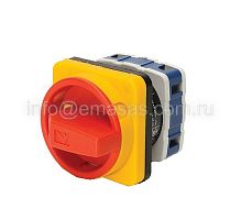 Переключатель авар., 2 полюса, двухпозиционный (0-1), 16А | код PSA016AK241E | EMAS