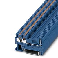Проходные клеммы PT 1,5/S-TWIN/1P BU | код 3212361 | PHOENIX CONTACT
