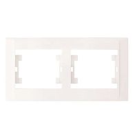 Defne Рамка 2 поста белая | код 42001702 | Makel