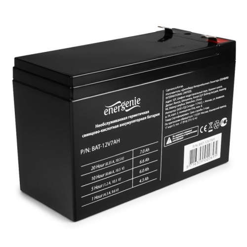 Аккумулятор для Источников Бесперебойного Питания Energenie BAT-12V7AH | код BAT-12V7AH | Energenie